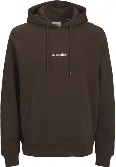 Jack & Jones Soho Hoodie Brown - Herren-sweater und -hoodies - Herren-Sweater und -Hoodies in großen Größen
