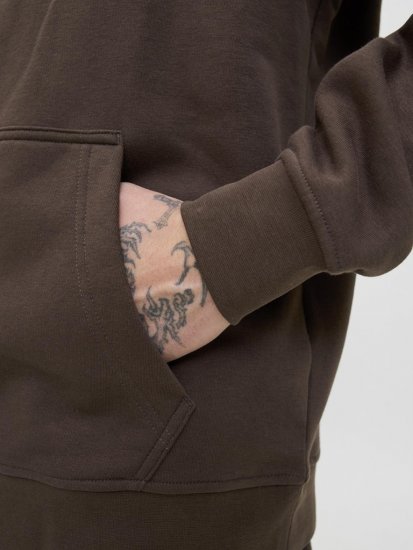 Jack & Jones Soho Hoodie Brown - Herren-sweater und -hoodies - Herren-Sweater und -Hoodies in großen Größen