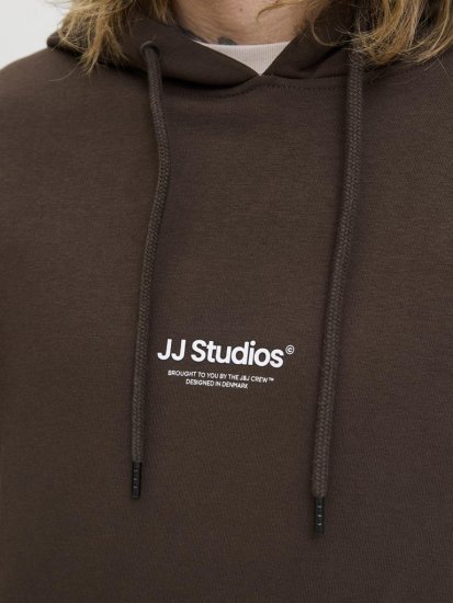Jack & Jones Soho Hoodie Brown - Herren-sweater und -hoodies - Herren-Sweater und -Hoodies in großen Größen