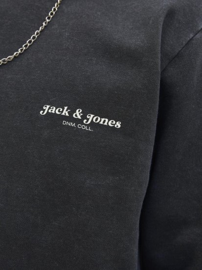 Jack & Jones Dover Sweatshirt Black - Herren-sweater und -hoodies - Herren-Sweater und -Hoodies in großen Größen