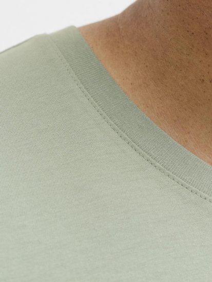 Jack & Jones Logo 2COL T-shirt Iceberg Green - Herren-T-shirts - Herren-T-Shirts in großen Größen