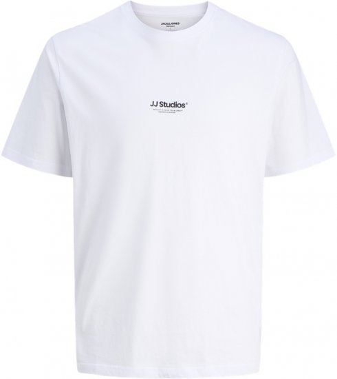 Jack & Jones Soho T-Shirt White - Herren-T-shirts - Herren-T-Shirts in großen Größen