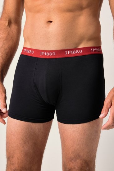 JP1880 FLEXNAMIC OEKO-TEX Boxer Shorts 2-Pack Black - Herrenunterwäsche & bademode - Herrenunterwäsche & Bademode in großen Größen