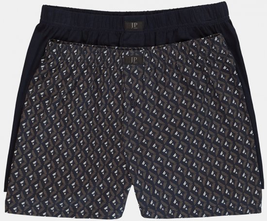 JP1880 OEKO-TEX Boxer Shorts Jersey 2-Pack Navy - Herrenunterwäsche & bademode - Herrenunterwäsche & Bademode in großen Größen