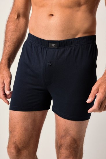 JP1880 OEKO-TEX Boxer Shorts Jersey 2-Pack Navy - Herrenunterwäsche & bademode - Herrenunterwäsche & Bademode in großen Größen