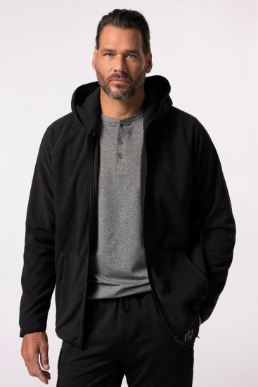JAY-PI Ultra-light Fleece Jacket Black - Herren-sweater und -hoodies - Herren-Sweater und -Hoodies in großen Größen