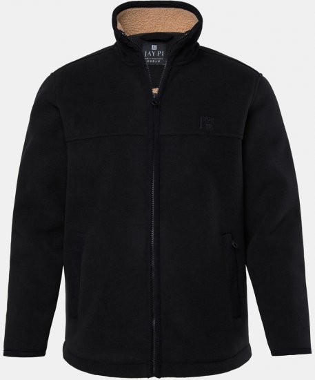 JAY-PI Level 4 Fleece Jacket Black - Sportbekleidung & outdoor - Sportbekleidung in große größen für herren