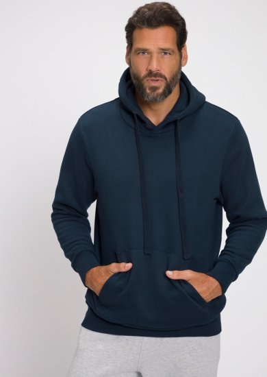 JAY-PI Hoodie with Soft Brushed Interior Navy - Herren-sweater und -hoodies - Herren-Sweater und -Hoodies in großen Größen