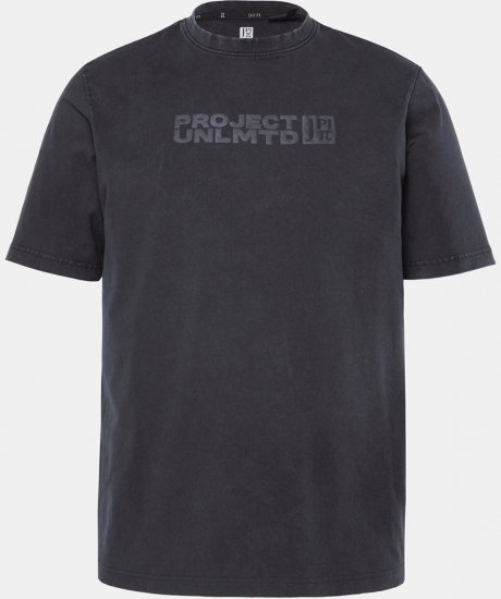 JAY-PI Flexnamic Vintage T-Shirt Black - Herren-T-shirts - Herren-T-Shirts in großen Größen