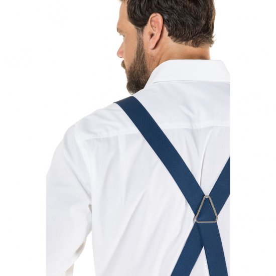 JP1880 Suspenders X-Shape Navy - Accessoires - 