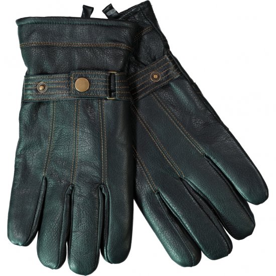 JP1880 Gloves Leather Warm Lining Black - Accessoires - Herren-Accessoires