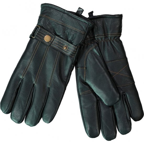 JP1880 Gloves Leather Warm Lining Black - Accessoires - Herren-Accessoires