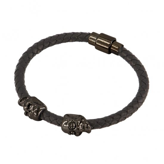 JP1880 Bracelet Skulls Black - Accessoires - 