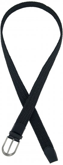 Ulla Popken Elastic Belt Black - Damen-gürtel - 