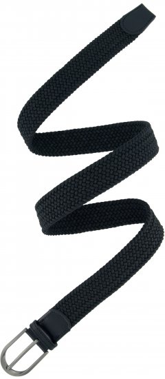 Ulla Popken Elastic Belt Black - Damen-gürtel - 
