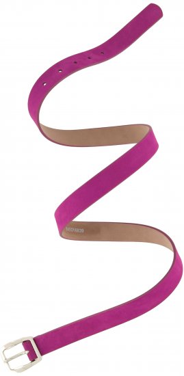Ulla Popken Soft Suede Belt Purple - Damen-gürtel - 