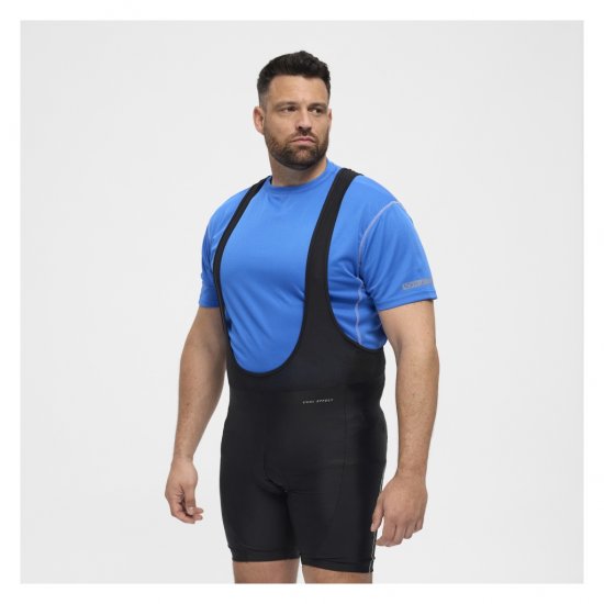 North Latitude Sport Bike Shorts With Suspenders Black - Fahrradbekleidung - 