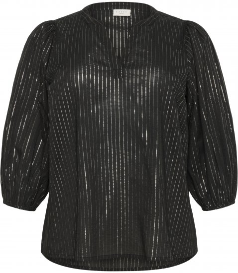Kaffe Curve Luisa Blouse Black Deep - Blusen - 