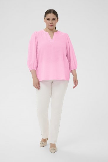 Kaffe Curve Penelopia Blouse Pink Frosting - Blusen - 