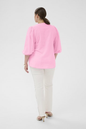 Kaffe Curve Penelopia Blouse Pink Frosting - Blusen - 