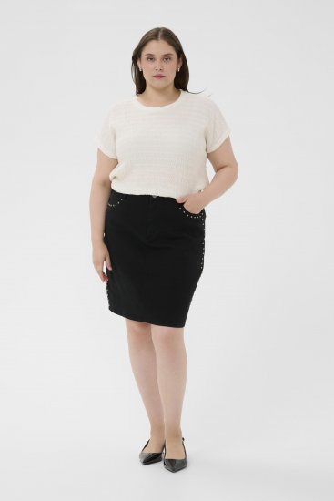 Kaffe Curve Felice Blouse Chalk - Blusen - 