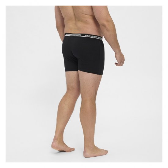 North Latitude 5-Pack Boxershorts Black - Boxershorts - Herren Boxershorts Große Größen