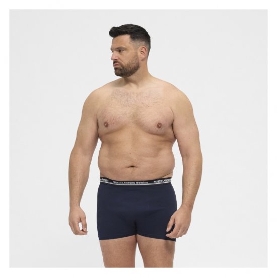 North Latitude 5-Pack Boxershorts Navy - Boxershorts - Herren Boxershorts Große Größen