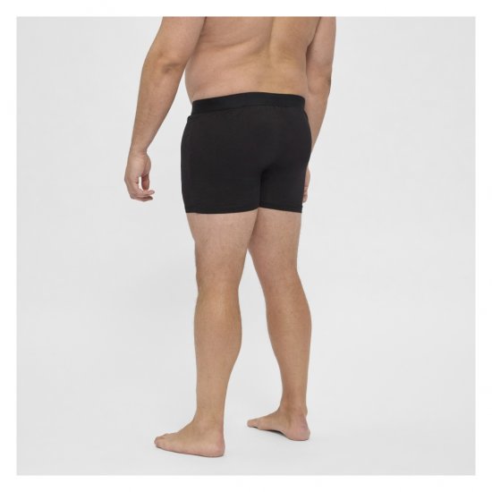 North Latitude Bamboo 2-Pack Trunks Black - Boxershorts - Herren Boxershorts Große Größen