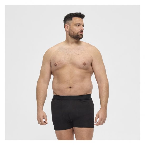 North Latitude Bamboo 2-Pack Trunks Black - Boxershorts - Herren Boxershorts Große Größen