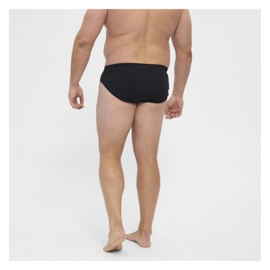 North Latitude Brief Underwear Black - Slips - Herren-Slips in Übergröße