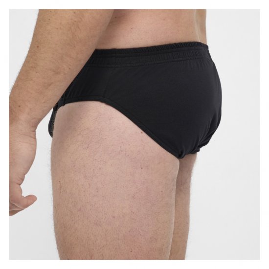 North Latitude Brief Underwear Black - Slips - Herren-Slips in Übergröße