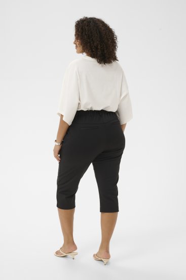 Kaffe Curve Jenna Capri Pants Black - Hosen - 