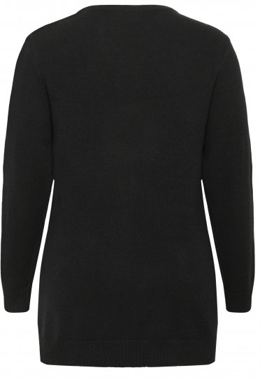 Kaffe Curve Alianna Knit Cardigan Black Deep - Strickjacken - 