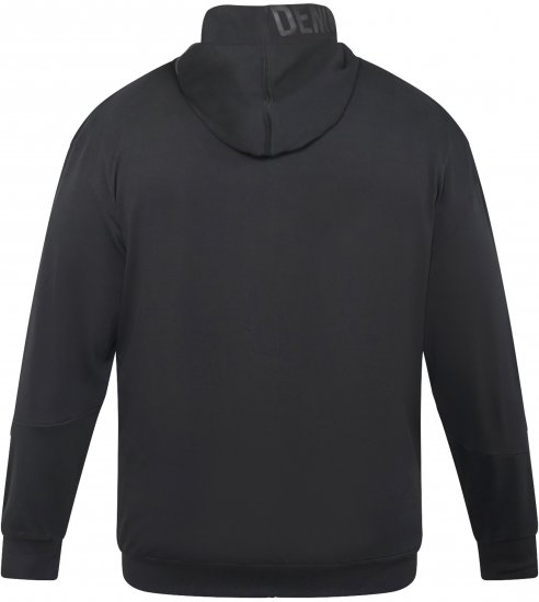 North Latitude 61325 Kapuzen-Cardigan Schwarz - Herren-sweater und -hoodies - Herren-Sweater und -Hoodies in großen Größen