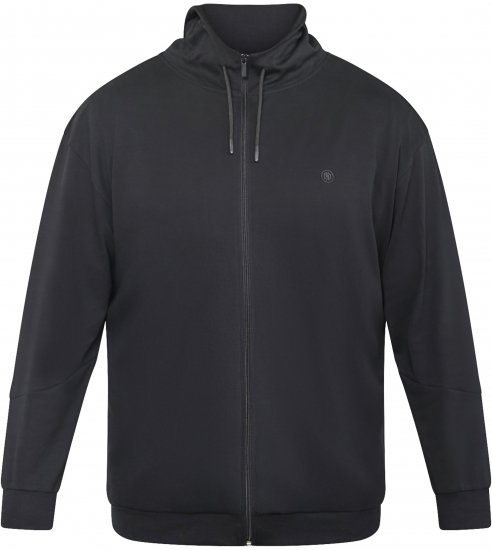 North Latitude 61325 Kapuzen-Cardigan Schwarz - Herren-sweater und -hoodies - Herren-Sweater und -Hoodies in großen Größen