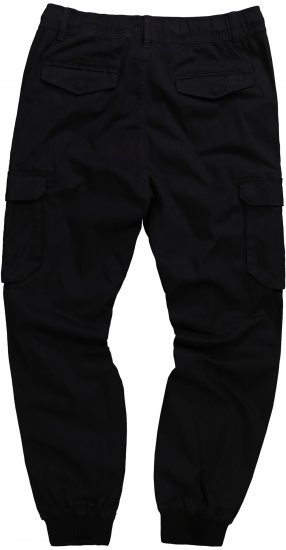 JP1880 Cargo Trousers with Many Pockets Stretchy Black - Herren-jeans & -hosen - Herren-Jeans & -Hosen in großen Größen