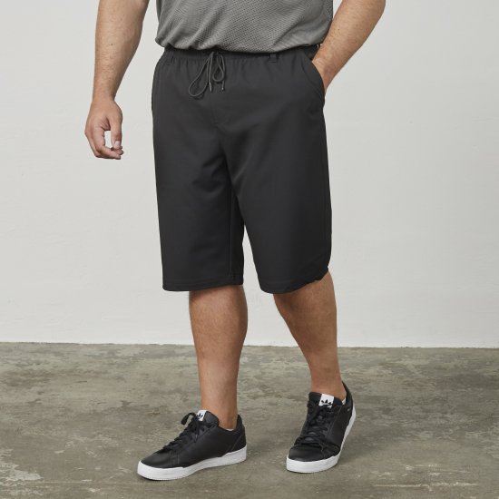North Latitude 61146 Klassische Shorts Mit Bequemer Passform Schwarz - Jogginghosen für herren - Jogginghosen für Herren in großen Größen