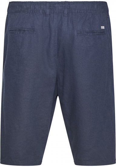 North Latitude 61154 Leinen Shorts Mit Bequemer Passform Navy Blau - Herrenshorts - Herrenshorts in großen Größen