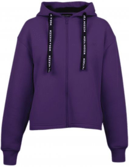 Nora Mikken GERTRUD Cropped Hoodie Purple - DAMENBEKLEIDUNG XS-XXL - 