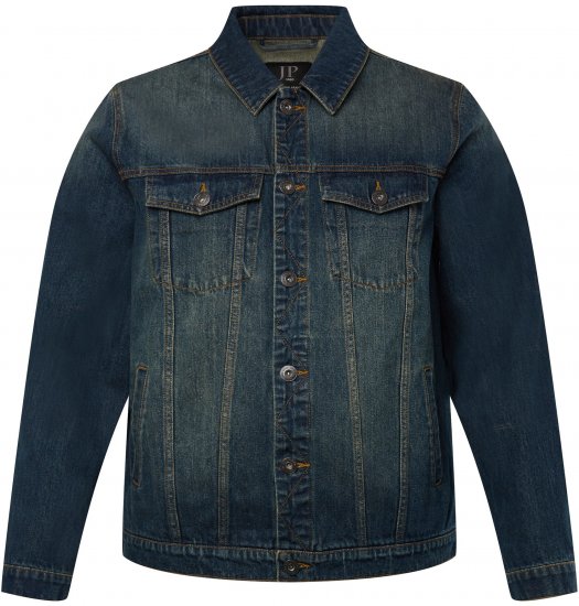 JP1880 Denim Jacket Dark Blue Denim - Herren jacken - Herren Jacken in großen Größen