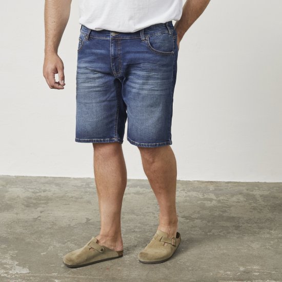 North Latitude 61156 Ringo Denim-Shorts Denim - Herrenshorts - Herrenshorts in großen Größen