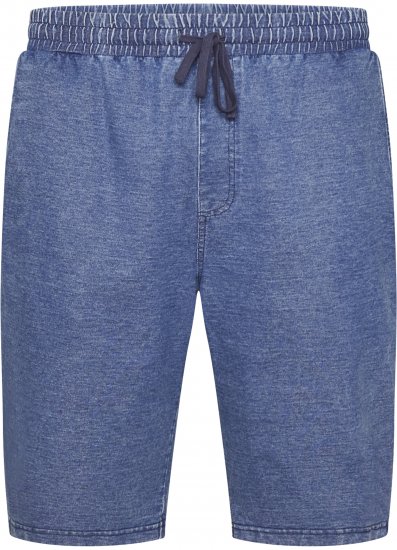 North Latitude 61333 Jog Denim-Shorts Indigo Blau - Herrenshorts - Herrenshorts in großen Größen
