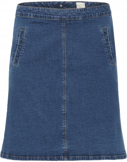 Kaffe Curve Leni Denim Skirt Blue - Röcke - 
