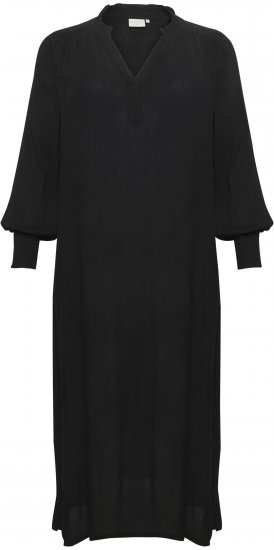 Kaffe Curve Miriam Ami Kleid Tiefschwarz - Kleider - 