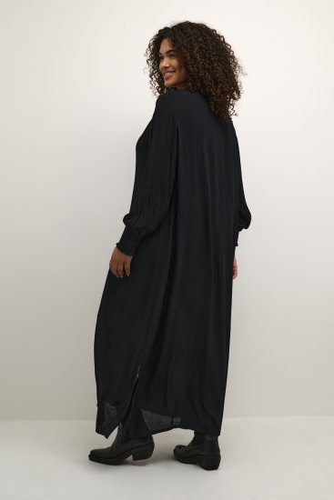 Kaffe Curve Miriam Ami Kleid Tiefschwarz - Kleider - 