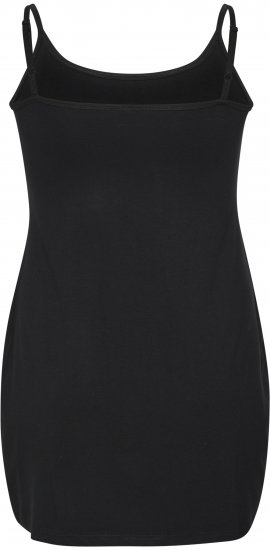 Kaffe Curve Jena Träger Kleid Tiefschwarz - Kleider - 