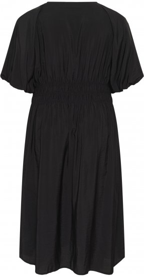 Kaffe Curve Neela Dress Black - Midikleider - 