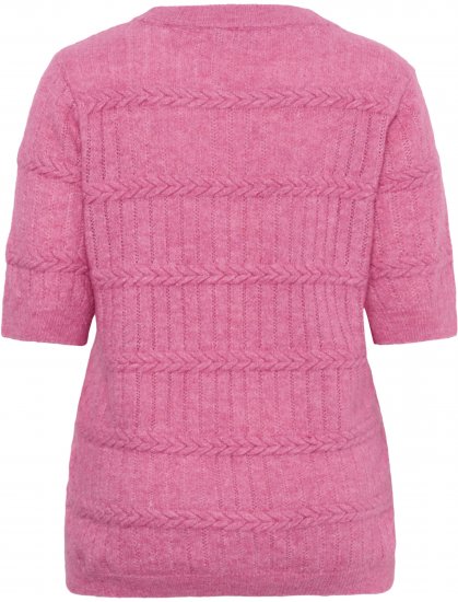 Kaffe Curve Minia Pullover Pink Power Melange - Strickpullover - 