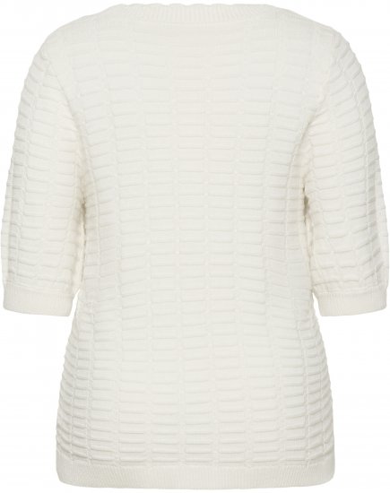 Kaffe Curve Lotia Pullover Chalk - Strickpullover - 