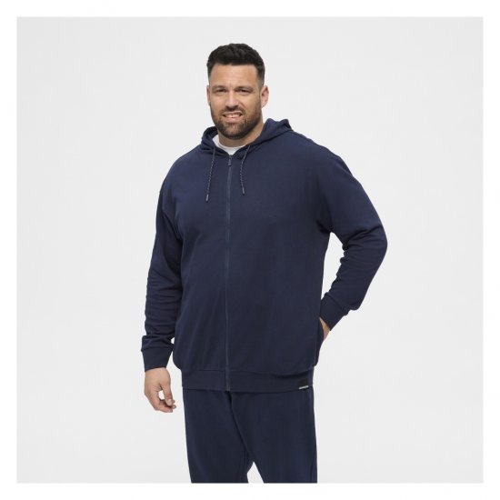 North Latitude Full Zip Hoodie Navy - Herren-sweater und -hoodies - Herren-Sweater und -Hoodies in großen Größen